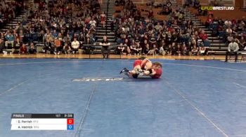 123 lbs Final - Dominique Parrish, Simon Fraser University vs Alex Hedrick, Simon Fraser University