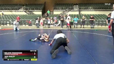 46 lbs Round 1 - Nelson Zwanziger, Immortal Athletics WC vs Tate Bailey, Iowa