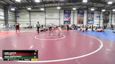 96 lbs Rd# 9- 2:15pm Saturday Final Pool - Jude Justice, Terps XPress vs Noah Bartkowicz, Untouchables