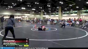 107 lbs Round 3 (10 Team) - Krystol Rosales, Beauty And The Creason Iowa vs Gracie Guarino, Charlie`s Angels-IL Pink