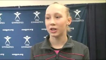 Nastia Look-a-Like Polina Shchennikova, 2nd all around and 1st on Bars at 2012 Nastia Liukin Cup