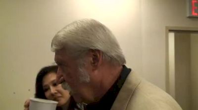 Bela Karolyi before the 2012 American Cup