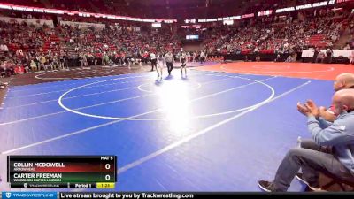 D1-126 lbs Quarterfinal - Collin McDowell, Arrowhead vs Carter Freeman, Wisconsin Rapids Lincoln