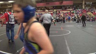 100 lbs Champ. Round 1 - Nash Newby, Bluestem Wrestling Club vs Tyler Overstake, Wichita Blue Knights