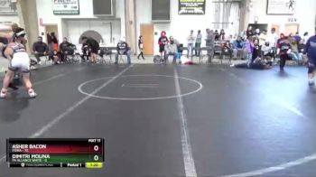 110 lbs Round 6 (8 Team) - Asher Bacon, POWA vs Dimitri Molina, PA Alliance White