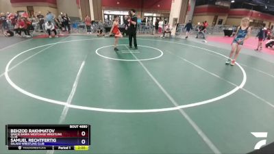 92 lbs 1st Place Match - Behzod Rakhmatov, Gracie Barra Westchase Wrestling Club vs Samuel Rechtfertig, Salado Wrestling Club