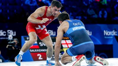 74kg Semifinal - Tajmuraz Salkazanov, SVK vs Avtandil Kentchadze, GEO