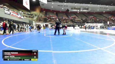 79 lbs Cons. Round 3 - Payne Perkins, California vs Uday Patel, Team E.A .Tigers Wrestling