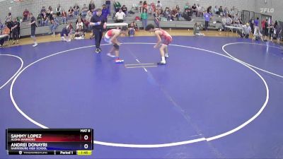 120 lbs Cons. Round 3 - Sammy Lopez, Aloha Warriors vs Andrei Donayri, Harrisburg High School