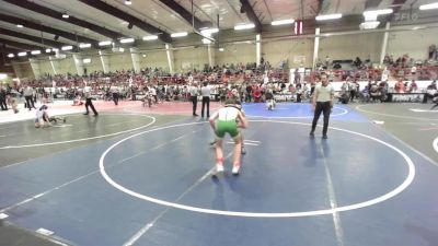 116 lbs Consi Of 8 #2 - Zaiden Hanson, Dolores Wrestling Club vs Samuel Urioste, New Mexico Badboyz