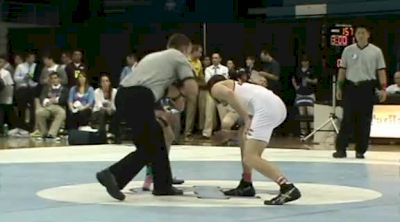 157 lbs finals Corey Mock UNC vs. Kyle John Maryland