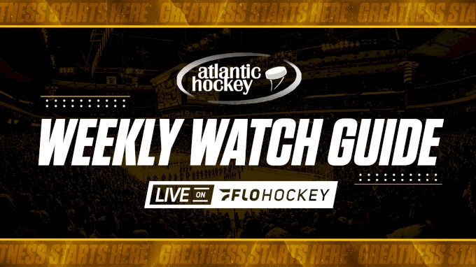 picture of FloHockey Atlantic Hockey Weekly Watch Guide: 11/1-11/7