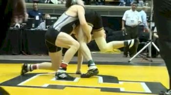 157 lbs finals Derek St. John Iowa vs. Jason Welch Northwestern [@Derek St