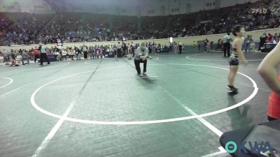 52 lbs Round Of 32 - Graysen Pierson, Blackwell Wrestling Club vs Weston Myers, Pawhuska Elks Takedown