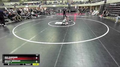 107 lbs Round 2 (4 Team) - Brock Needham, Holmen vs Ava Gardner, Marshfield