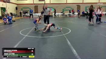 56 lbs Round 5 - Knox Guyer, North East Jr Wrestling vs Graham Dyson, MAT Assassins