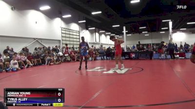 165 lbs Placement Matches (8 Team) - Adrian Young, Minnesota Red vs Tyrus Alley, Missouri