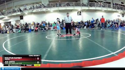 56 lbs Cons. Round 1 - Ace Smith, Team Jeff Wrestling Club vs Kolstun Ramsey, Indiana