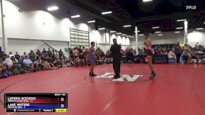 136 lbs Placement Matches (16 Team) - Layden Acevedo, Pennsylvania Blue vs Lake Waters, Missouri Red