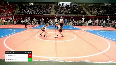 61 lbs Round Of 16 - Dawson Wallis, Claremore Wrestling Club vs Will Black, Perkins