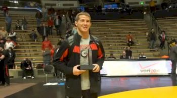 Logan Stieber wins B1G freshman of the year