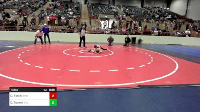 54 lbs Semifinal - Cohen Finch, Georgia vs Caleb Turner, Villa Rica Youth Wrestling