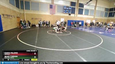 100lbs Cons. Round 3 - Chaya Palomo, Sprague vs Skadi Carman, Richland (Girls)