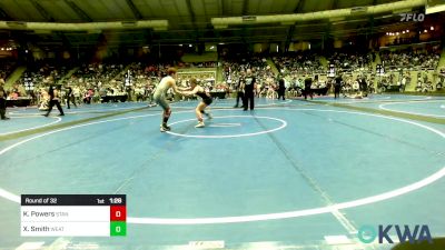 120 lbs Round Of 32 - Kellan Powers, Standfast vs Xander Smith, Weatherford Youth Wrestling