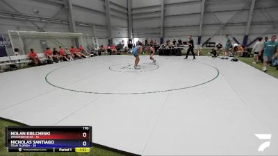 170 lbs Placement Matches (8 Team) - Nolan Kielcheski, Wisconsin Blue vs Nicholas Santiago, Team Florida