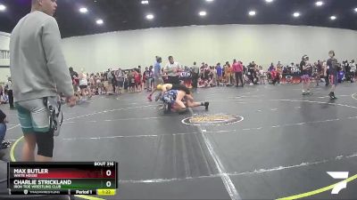 120 lbs Champ. Round 2 - Charlie Strickland, Iron Tide Wrestling Club vs Max Butler, White House