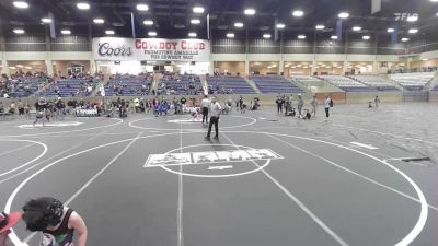 49 lbs Consi Of 4 - Lincoln McLaughlin, Borger Youth Wrestling vs Christian Garza, West Texas Grapplers