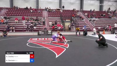 92 kg Consolation - Austin Cooley, Mountaineer WC vs Andrew Davison, Illinois