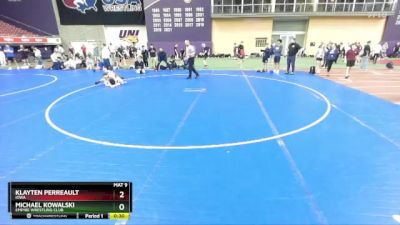 106 lbs Cons. Round 3 - Klayten Perreault, Iowa vs Michael Kowalski, Empire Wrestling Club