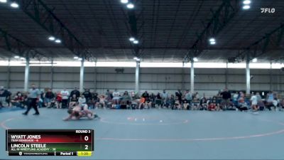 130 lbs Round 3 (4 Team) - Lincoln Steele, All IN Wrestling Academy vs Wyatt Jones, Team Renegade