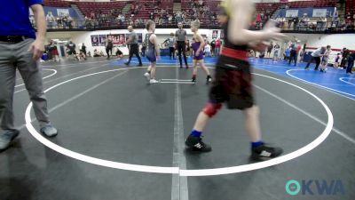 75 lbs Quarterfinal - Gunner Bishop, Bristow Youth Wrestling vs Daxon Avery, Newcastle Youth Wrestling