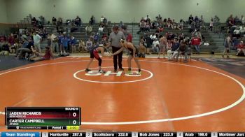 137 lbs Round 6 - Carter Campbell, Athens vs Jaden Richards, New Hope HS