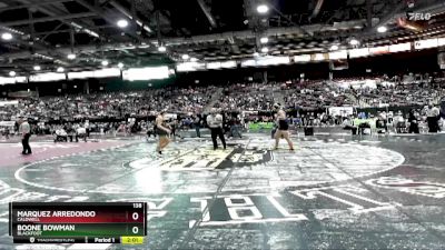 138 lbs Champ. Round 1 - Marquez Arredondo, Caldwell vs Boone Bowman, Blackfoot