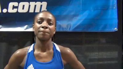 Diamond Dixon Post race 400 prelim, confident off the break NCAA Indoor Champs 2012