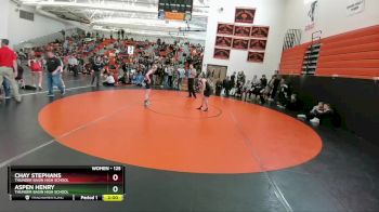 125 lbs 3rd Place Match - Chay Stephans, Thunder Basin High School vs Aspen Henry, Thunder Basin High School