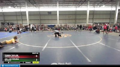 95 lbs Cons. Round 2 - Toren Taylor, Meridian Middle School vs Kellan Moura, Tri-Valley