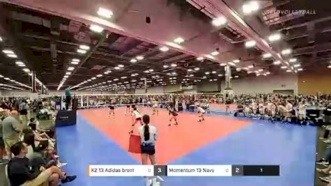 K2 13 Adidas brent vs Momentum 13 Navy - 2022 JVA Summerfest presented by Nike