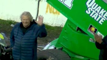 Steve Kinser Honored At The Stockton Dirt Track