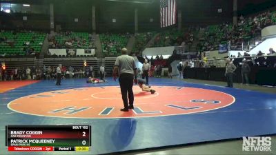 126 lbs Cons. Round 1 - PATRICK MCQUEENEY, Spain Park Hs vs BRADY COGGIN, Oak Mountain