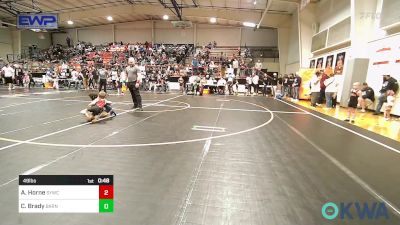 49 lbs Round Of 32 - Abel Horne, Springdale Youth Wrestling vs Clayton Brady, Barnsdall Youth Wrestling