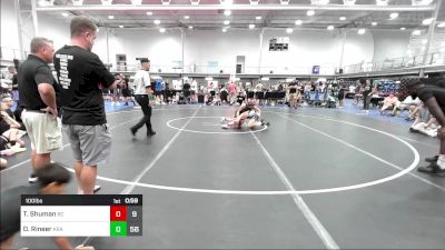 100 lbs Rr Rnd 3 - Teagan Shuman, Berks Catholic K-8 vs Daniel Rineer, Kraken