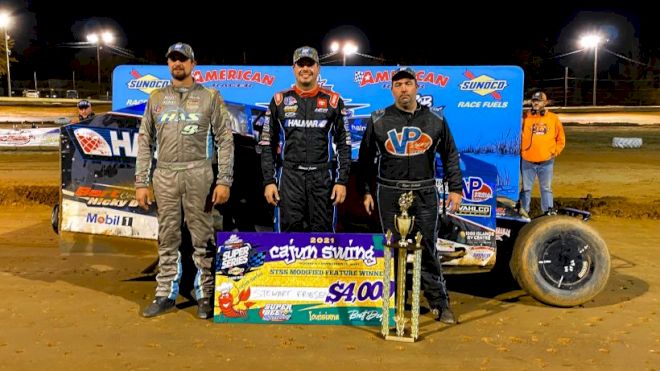 Stewart Friesen Wins One Night After Wild Flip