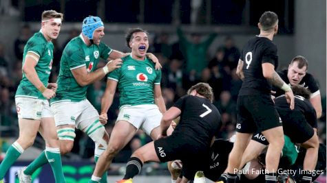 James Lowe Full Superman For Ireland's First Try Against All Blacks