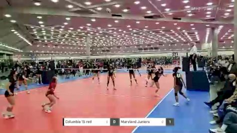 Columbia 15 red vs Maryland Juniors - 2022 JVA Charm City Challenge presented by Nike