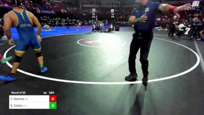 182 lbs Round Of 32 - Chris Barone, Orland (NS) vs Diego Costa, Yucaipa (SS)