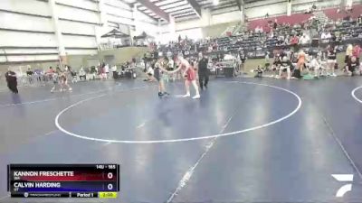 165 lbs Cons. Semi - Kannon Freschette, WA vs Calvin Harding, UT